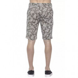 Pantaloncini in cotone verde - W54