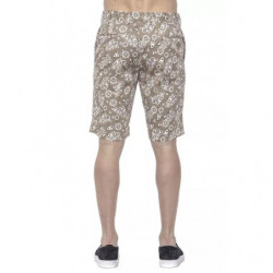 Pantaloncini in cotone beige - W54