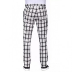 Jeans e pantaloni in cotone bianco e nero - W56