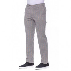 Jeans e pantaloni in cotone grigio - W54