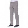 Jeans e pantaloni in cotone grigio - W54