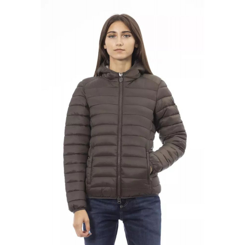 Giacca trapuntata chic con cappuccio per uno stile sofisticato - L