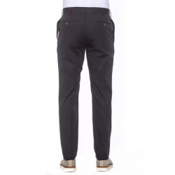 Jeans e pantaloni in cotone nero - W54
