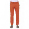 Jeans e pantaloni in cotone rosso - W54
