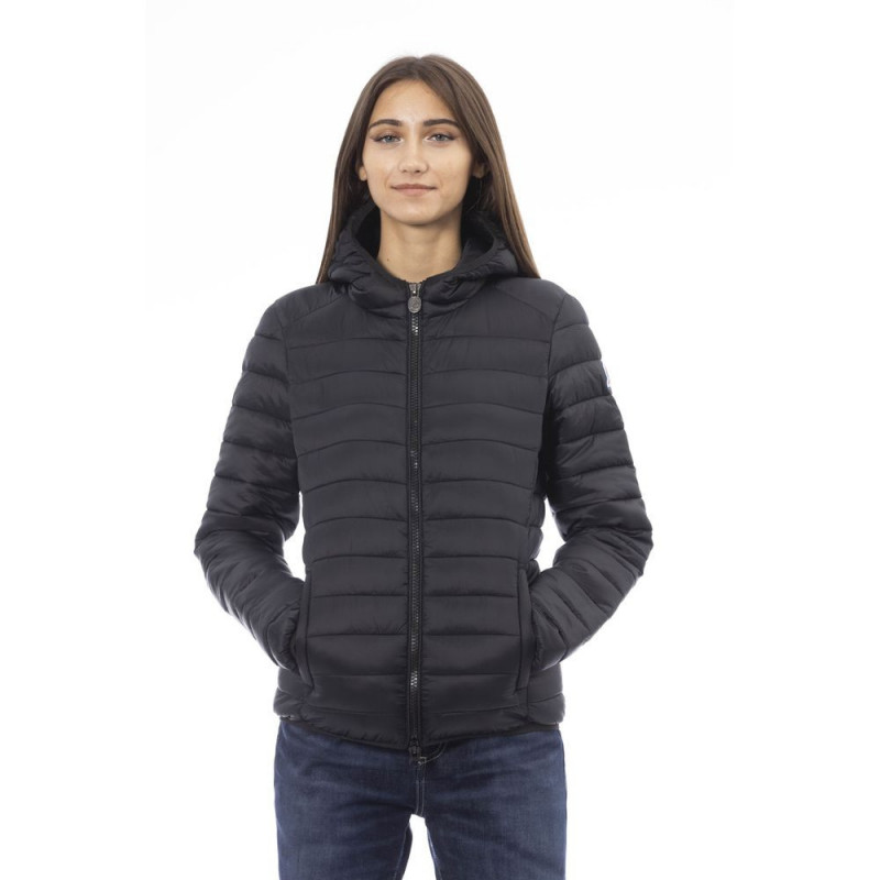Elegante Giacca Trapuntata da Donna con Cappuccio - XL