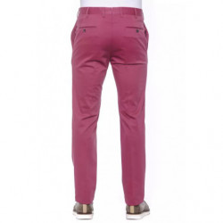 Jeans e pantaloni in cotone fucsia - W50