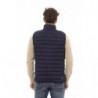 Gilet moda da uomo trapuntato con toppa a contrasto - XL