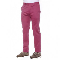 Jeans e pantaloni in cotone fucsia - W54