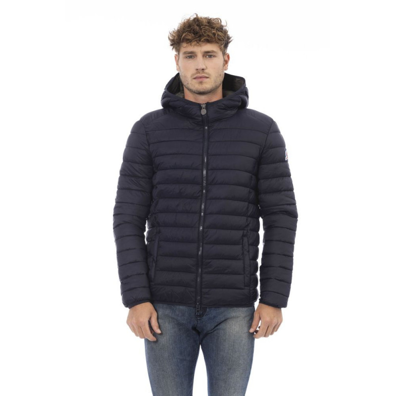 Giacca trapuntata da uomo con cappuccio - Caratteristica zaino - XL