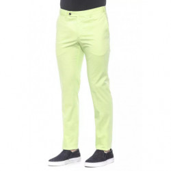 Jeans e pantaloni in cotone verde - W54