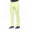 Jeans e pantaloni in cotone verde - W54