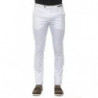 Jeans e pantaloni in cotone bianco - W54