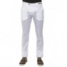Jeans e pantaloni in cotone bianco - W54