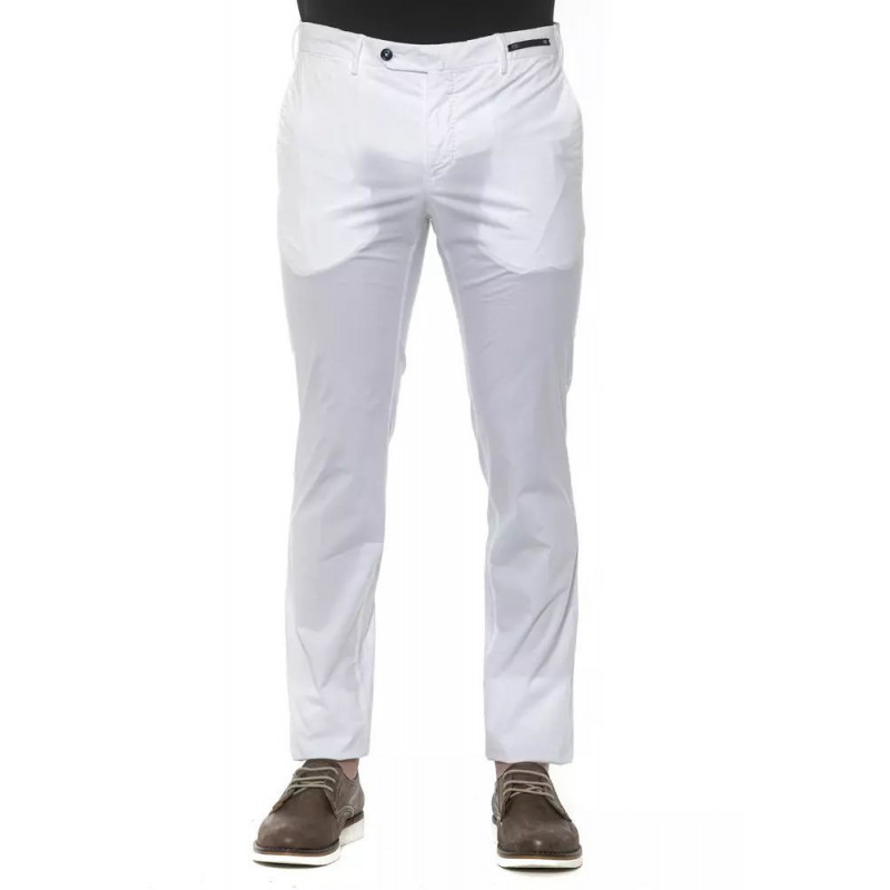 Jeans e pantaloni in cotone bianco - W56