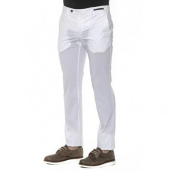 Jeans e pantaloni in cotone bianco - W56