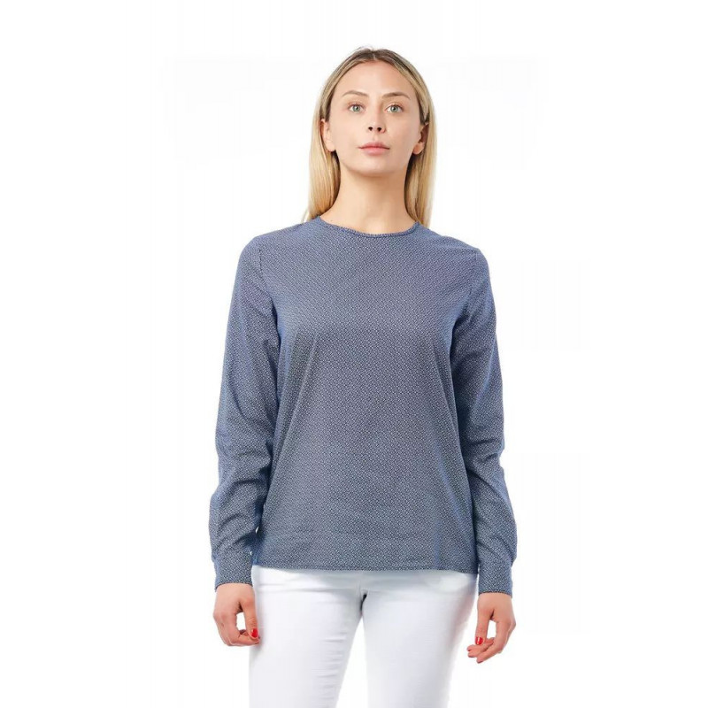 Camicia in cotone blu - L