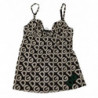 Intimo top a canotta con stampa logo bianco nero - IT5 - XL