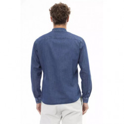 Camicia Blu da Uomo Italiana Slim Fit - L