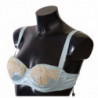 Intimo reggiseno a balconcino semi-imbottito azzurro - IT5 - XL