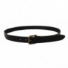 Cintura fibbia metallo ottone logo pelle vitello nera - 90 CM / 36