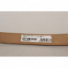 Cintura fibbia metallo logo inciso pelle vitello nera - 90 CM / 36
