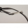 Cintura fibbia metallo logo pelle vitello marrone tinta unita - 90