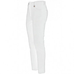 Jeans e pantaloni in viscosa bianca - L