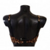Intimo reggiseno da donna leopardato marrone - IT2 - S