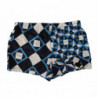 Costume da bagno in poliestere stampa maioliche blu - IT4 - S
