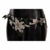 Costume da bagno bikini con stampa giglio nero - IT4 - L
