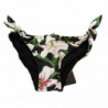 Costume da bagno bikini con stampa giglio nero - IT4 - L