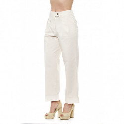 Jeans e pantaloni in cotone beige - IT42 - S