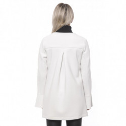 Giacca e cappotto in neoprene bianco - M