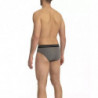 Slip eleganti maglia misto cotone grigio - Confezione tripla - XXL