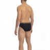 Slip eleganti in misto cotone blu - confezione doppia - S