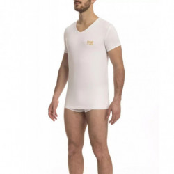 T-shirt elegante con logo...