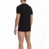 Elegante maglietta logo scollo V - Miscela comfort squisito - L