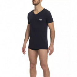 Elegante maglietta blu con...