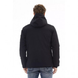 Elegante giacca con zip e tasca filettata - XL