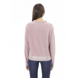 Elegante maglione girocollo in misto Luxe - S