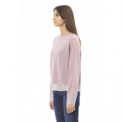 Elegante maglione girocollo in misto Luxe - M