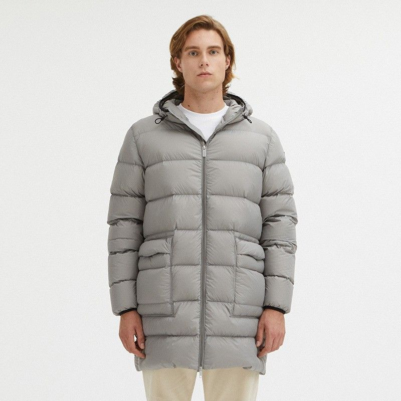 Giacca in nylon grigio - L