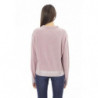 Elegante maglione girocollo in misto Luxe - L