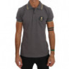 T-shirt a maniche corte con colletto grigio - IT48 - M