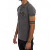 T-shirt a maniche corte con colletto grigio - IT48 - M