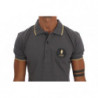 T-shirt a maniche corte con colletto grigio - IT48 - M