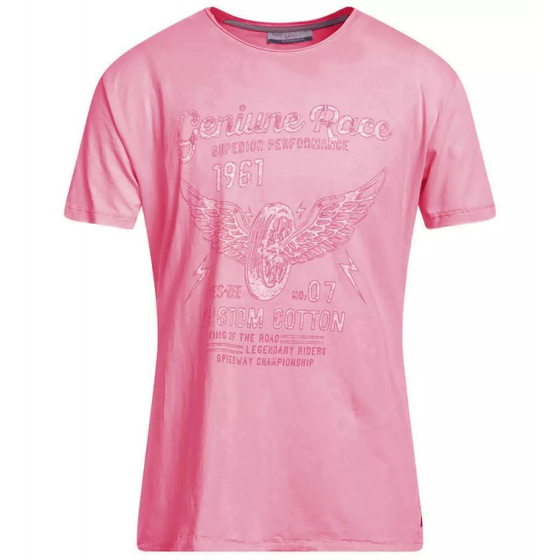 Maglietta in cotone rosa - XL