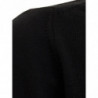 Maglione in lana girocollo nero - IT52 - XL
