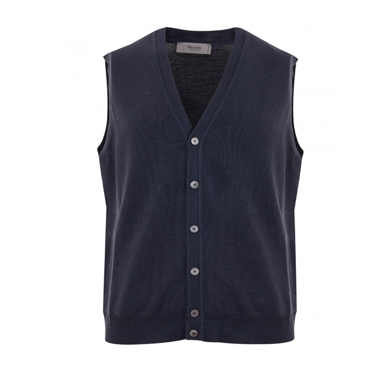 Gilet classico in lana - IT52 - XL