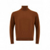 Maglione in lana dolcevita marrone - IT50 - L